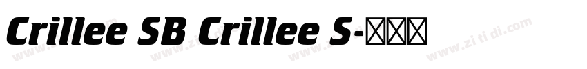 Crillee SB Crillee S字体转换